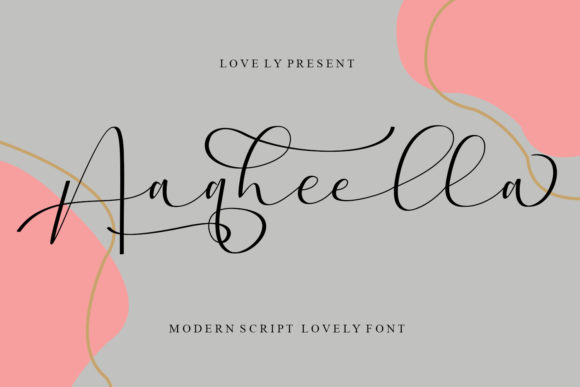 Aaqheella: A Modern Script Font for Editorial Design