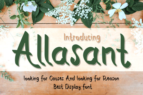Allasant: A Sweet Handwritten Font for Makers