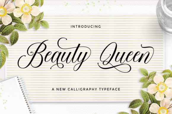 Beauty Queen: A Handwritten Font for Editorial Elegance