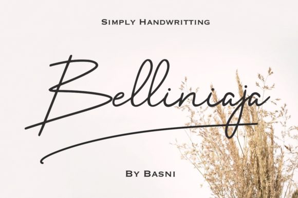 Belliniaja: The Elegant Script Font for Your Brand