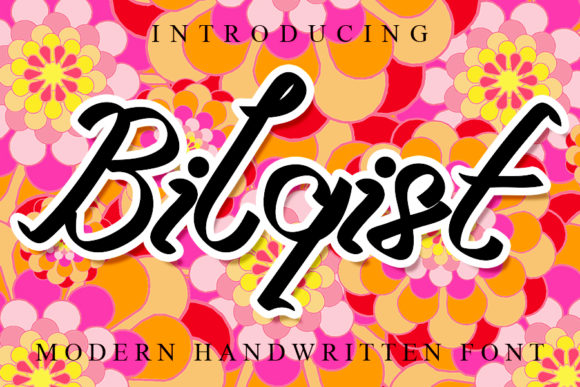 Bilqist: A Handwritten Font for Editorial Elegance