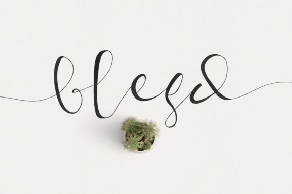 Blesd: A Dreamy Handwritten Font for Makers