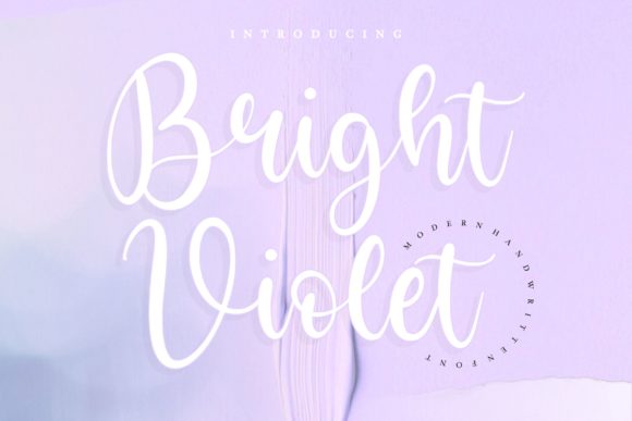 Bright Violet: A Handwritten Font for Marketers