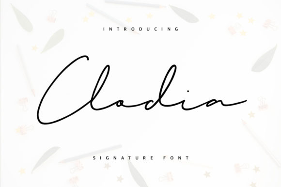 Clodia: A Sweet Handwritten Font for Web Design