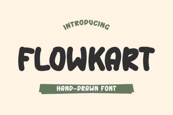 Flowkart: A Chunky Display Font for Editorial Impact