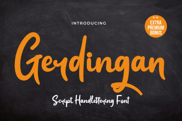 Gerdingan: A Handwritten Font for Editorial Design