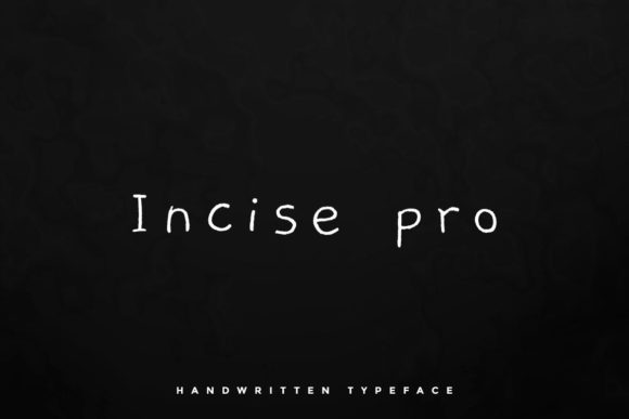 Incise Pro: The Handwritten Font for Your Brand