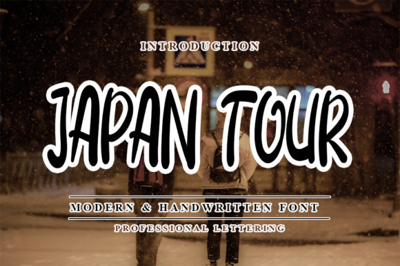 Japan Tour: A Modern Handwritten Font for Web Design