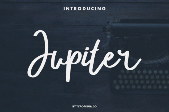 Jupiter: A Handwritten Font for Editorial Design