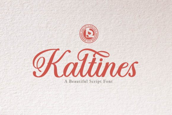 Kaltines: The Elegant Script Font for Branding