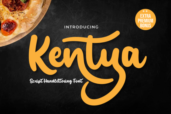 Kentya: A Sweet Handwritten Font for Editorial Design