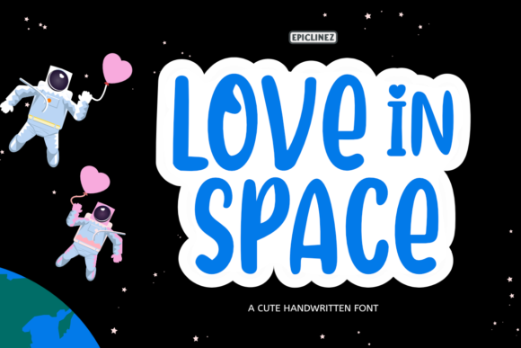Love in Space: A Handwritten Font for Editorial Design