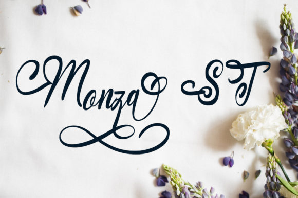 Monza ST: A Handwritten Font for Elegant Editorial Design