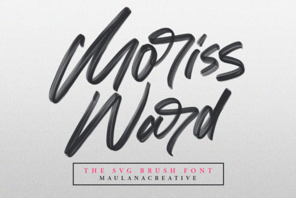 Moriss Ward: A Stylish Script Font for Web Design