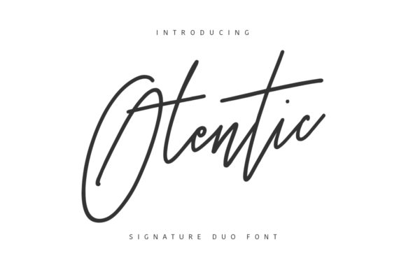 Otentic: A Chunky Script Font for Editorial Design