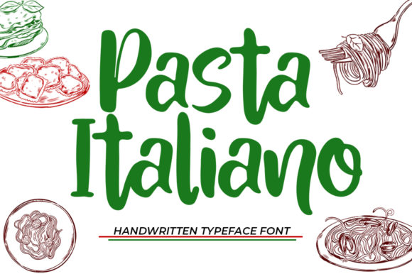 Pasta Italiano: A Sweet Handwritten Font for Web Design