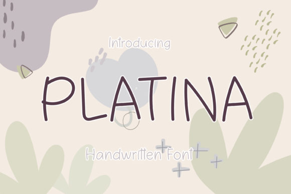 Platina: A Quirky Handwritten Font for Editorial Design