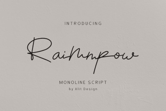 Raimmpow: A Timeless Handwritten Font for Editorial Design