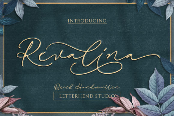 Revalina: A Dreamy Script Font for Web Design