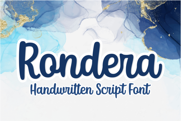 Rondera: A Friendly Handwritten Font for Campaigns