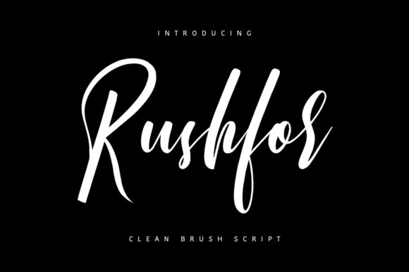 Rushfor: A Timeless Handwritten Font for Makers