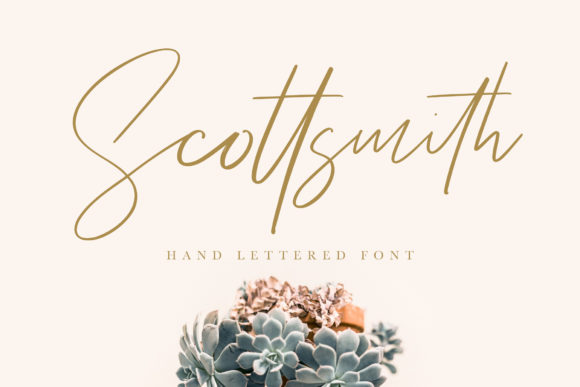 Scottsmith: An Elegant Script Font for Branding