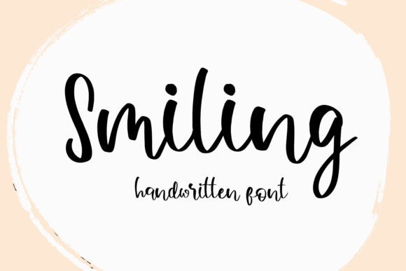 Smiling: A Friendly Handwritten Font for Editorial Design