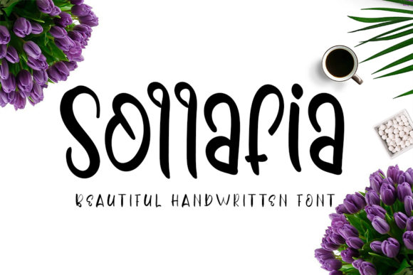 Sollafia: A Handwritten Font for Modern Editorial Design