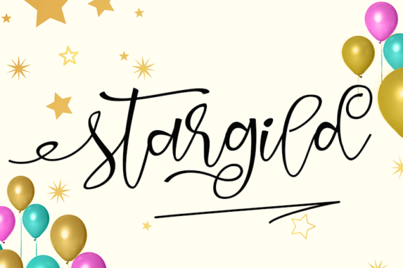 Stargild: A Handwritten Font for Editorial Elegance