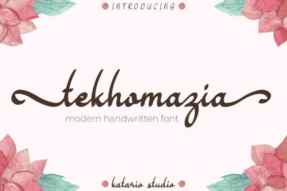 Tekhomazia: A Modern Handwritten Font for Editorial Design