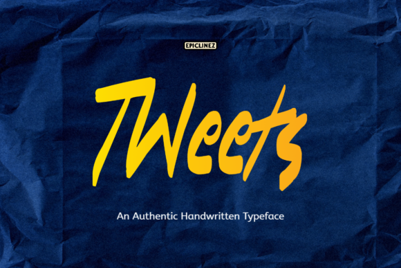 Tweets: The Handwritten Typeface for Modern Marketers