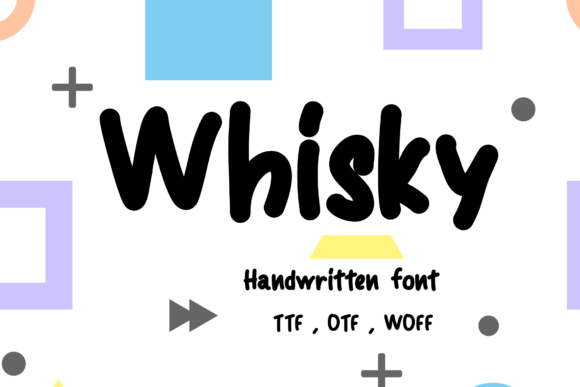 Whisky: A Chunky Handwritten Font for Bold Branding