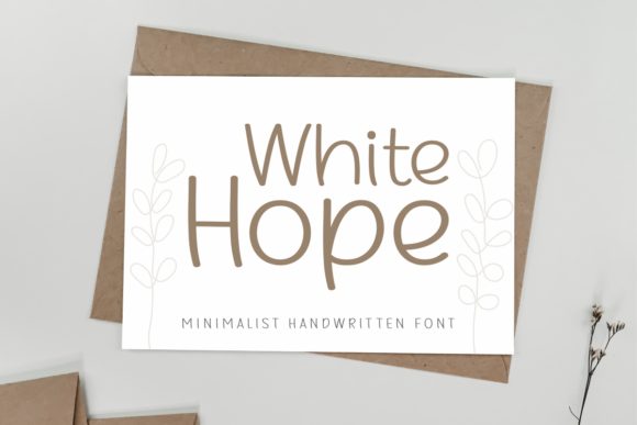 White Hope: A Friendly Handwritten Font for Makers