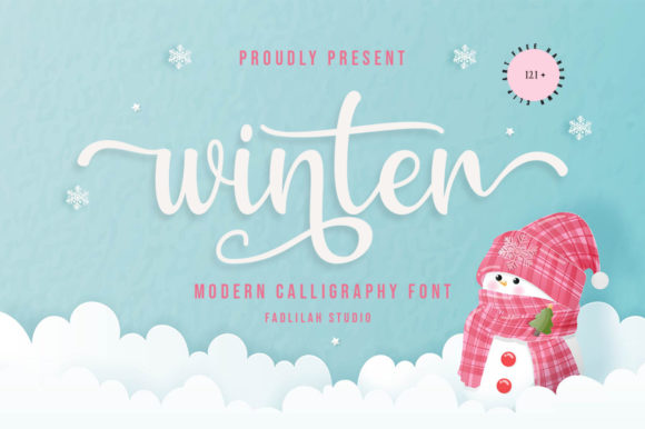 Winter: A Sweet Handwritten Font for Branding